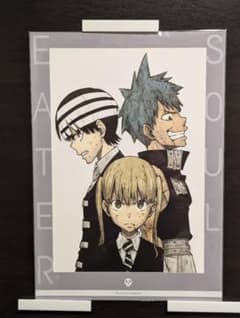 ソウルイーター展 アートボード マカ キッド ブラックスター 展示会