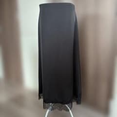 SLOBE IENA レースロングスカート 黒新品タグなしのサムネイル