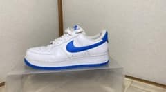 Nike Air Force 1 ホワイト/ブルーのサムネイル