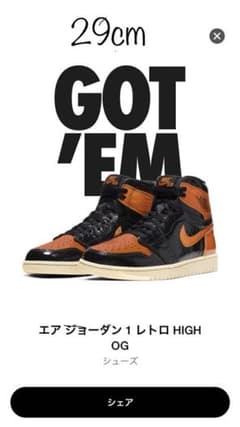 NIKE AIR JORDAN 1 SHATTERED BACKBOARDのサムネイル