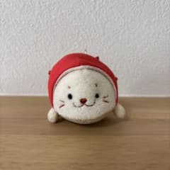 しろたん　アザラシ　苺アザラシ　携帯クリーナーのサムネイル