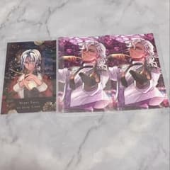 あくねこ ミヤジ バレンタイントレカ風カード トレカ クリスマスチェキ