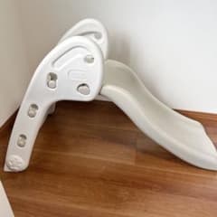 室内用滑り台 グレー×ホワイト