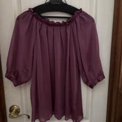 CESTLAVIE 透け感の綺麗なブラウス　美品