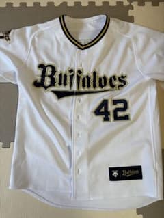 オリックスバファローズ　ラベロ　ユニフォーム オリックスバファローズ ラベロ ユニフォーム Mサイズ - メルカリ