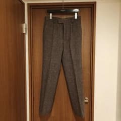 AURALEE LAMA SHETLAND WOOL TWEED スラックス 4のサムネイル