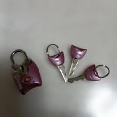 Master Lock TSAロック パープル 3鍵付き　ミニで可愛いピンクのサムネイル