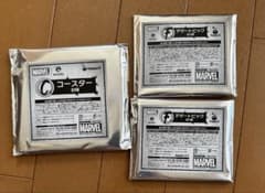 MARVEL Happyくじ コースター デザートピック 3点セット