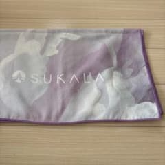 SUKALA ヨガマットタオル パープル 花柄のサムネイル