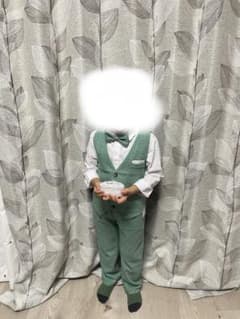 ミントグリーン　フォーマルスーツ 110㎝　4点セットのサムネイル