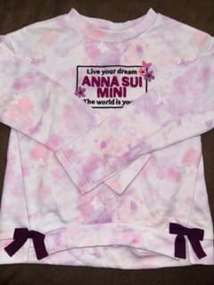 ANNA SUI MINI トレーナー パープル タイダイ柄のサムネイル
