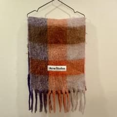 【美品】AcneStudios マフラー チェック 大判 アクネスタジオのサムネイル