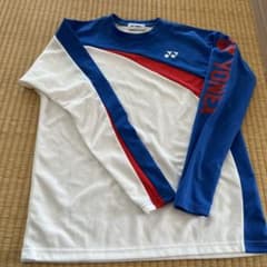 YONEX 長袖Tシャツ Sサイズ 青白赤のサムネイル