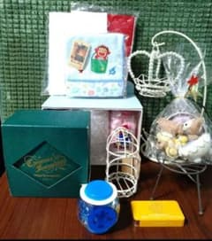 Disney Mickey cup and saucer and other antique items (Paddington, Ghibli)