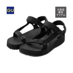 GU スポーツサンダル 新品未使用 完売品 黒のサムネイル