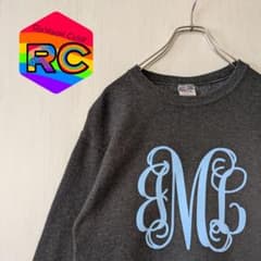 【週末SALE】古着 USA 海外仕入れ JERZEES イニシャル スウェットのサムネイル