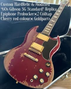 ハードレリック！60sギブソン “SGスタンダード”レプリカ ゴールド