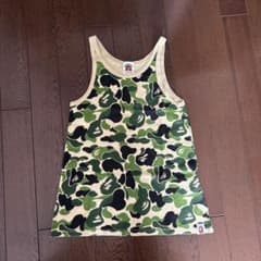 美品⭐️BAPE KIDS 迷彩柄 タンクトップ ノースリーブ - メルカリ