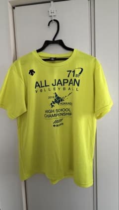 デサント 2018 北海道 インターハイ バレーボール Tシャツ Oサイズ