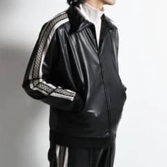 Sasquatchfabrix/22AW/レザートラックジャケット&パンツ黒 Sasquatchfabrix/22AW/レザートラックジャケット&パンツ黒 - メルカリ