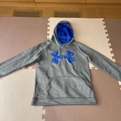 Under Armour Coldgear パーカー YXL グレー/ブルーのサムネイル
