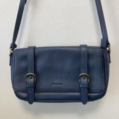 PALIO ネイビー レザーショルダーバッグのサムネイル