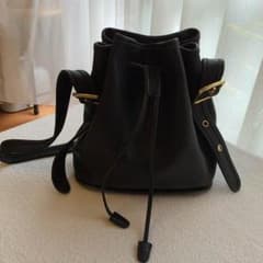 COACＨショルダーバック 巾着型 レザーのサムネイル