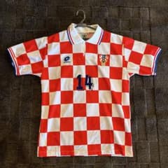 クロアチア代表ユニフォーム Lotto サッカーシャツ14 クロアチア代表ユニフォーム Lotto サッカーシャツ14 - メルカリ