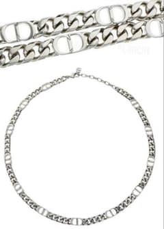 【定価11万円】DIOR メンズシルバーチェーンリンクネックレスのサムネイル
