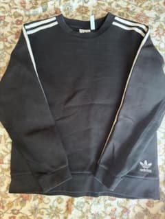 adidas トレフォイル スウェット ブラックのサムネイル