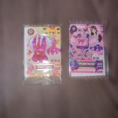 復刻 アイカツ！カード ピンクステージベスト パープルステージトップスのサムネイル