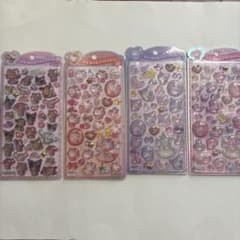 サンリオキャラクターズ うるちゅるポップシール 4枚セットのサムネイル
