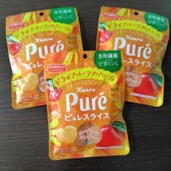 Kanro 퓌레구미 퓌레스라이스 망고 3봉