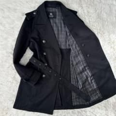 極美品 バーバリーブラックレーベル トレンチコート ノバチェック ベルト付き M 極美品/M】バーバリーブラックレーベル トレンチコート ノバチェック