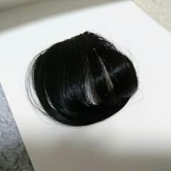 【新品】前髪 ウィッグ ブラック 黒のサムネイル
