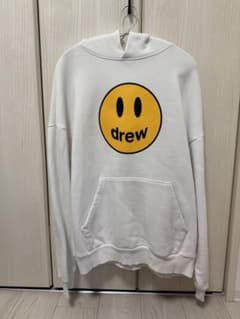 drew スマイルプリント パーカー ホワイトのサムネイル
