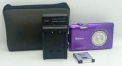 Nikon COOLPIX S3300 6X 16.0 MP 紫充電器ケース付き Nikon COOLPIX S3300 6X 16.0 MP 紫充電器ケース付き - メルカリ