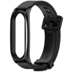 Xiaomi Mi Band 3/4/5/6用 スマートバンド替えベルトブラックのサムネイル