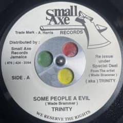DERRICK PARKER EVIL MANKIND レゲエ レコード 4795 TRINITY / SOME PEOPLE A EVIL - メルカリ