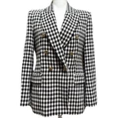 ZARA チェック テーラード ジャケットのサムネイル