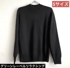 グリーンレーベルリラクシング　ボトルネックニットセーター　Sサイズ　メンズのサムネイル
