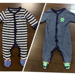 Carter's  ♥︎ モンスター ♥︎ 足付き　カバーオールのサムネイル