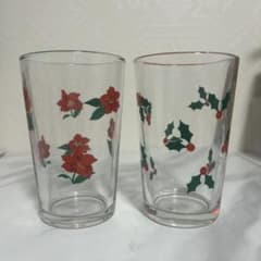 クリスマス☆オススメ☆レトログラス 2つセットのサムネイル
