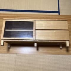 無印良品 テレビボード 110cm タモ材 SE11TV 廃盤品 無印良品 テレビボード 110cm タモ材 SE11TV 廃盤品 - メルカリ