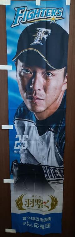 非売品）日本ハムファイターズ 宮西尚生 25　のぼりのサムネイル