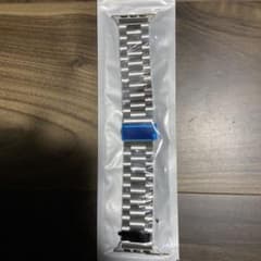 【新品未使用】Apple Watch ステンレスバンド シルバー 46のサムネイル
