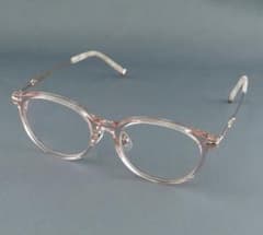 zoff メガネ スケルトン ピンクのサムネイル