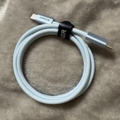 ANKER Zolo USB-C&USB-Cケーブル1.0mブルー