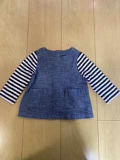 ベビーギャップ　70 トップス　異素材　シャツTシャツのサムネイル
