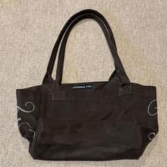 ETERNAL YOU トートバッグ PONY SUEDE BAG ブラウン - メルカリ